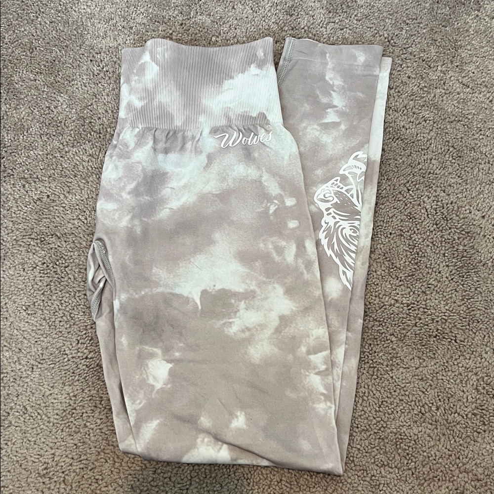 Darc Sport Gray Tie-Dye Leggings